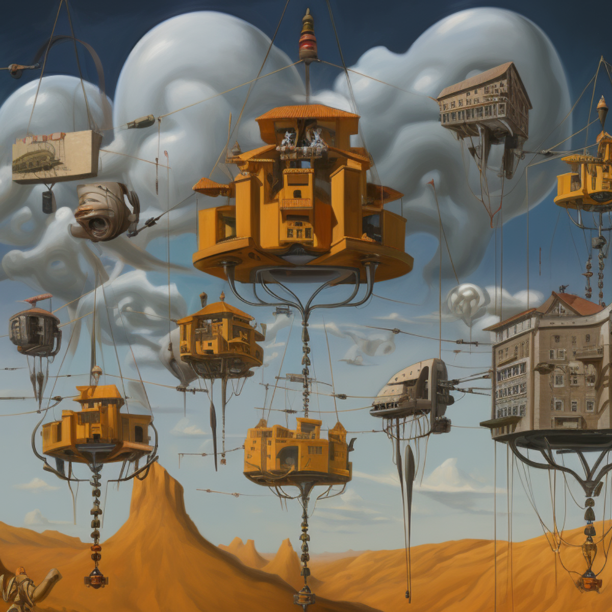 Manoin network of citizens AI supports in style of dali 8fdfa838 da96 424f bc29 a76167cd987a