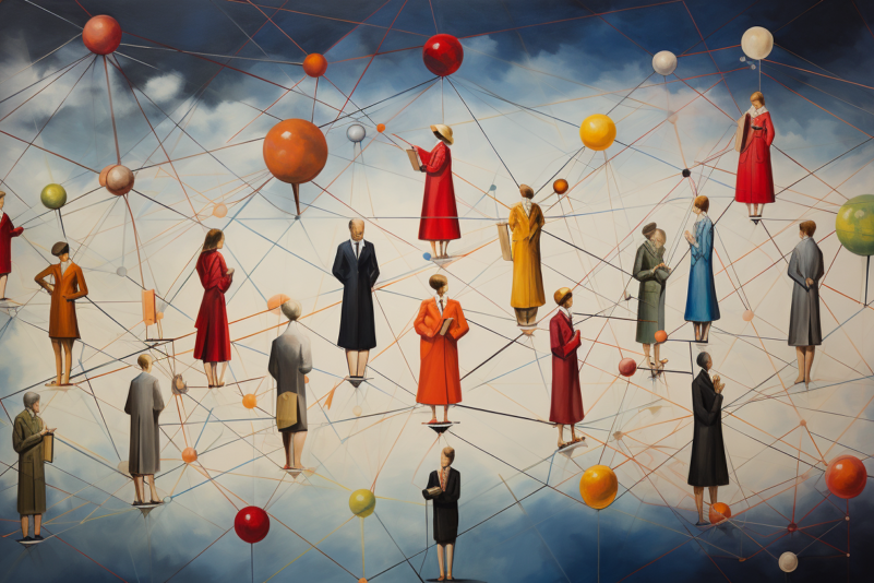 Manoin network of scientists european in style of modern art e5ae4fd3 790e 45aa 96a7 af978d7aed8e