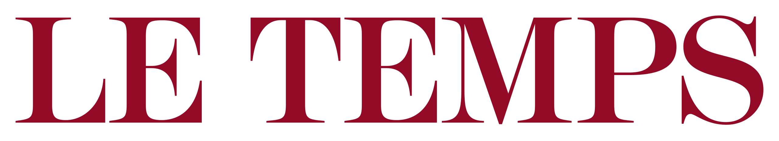 Logo Le Temps Schweiz svg